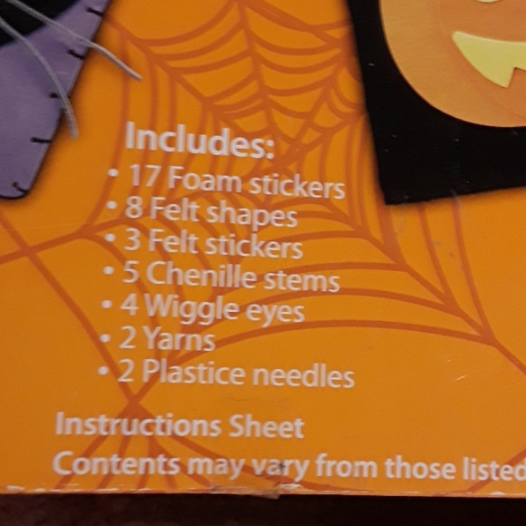 Make your own Halloween Treat Bag/Felt/NWT - Picture 3 of 8